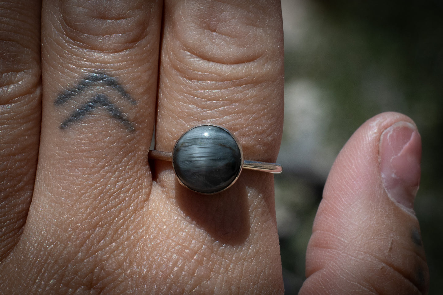 CATS EYE RING - 9.5