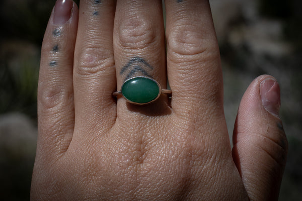 AVENTURINE RING - 10.75