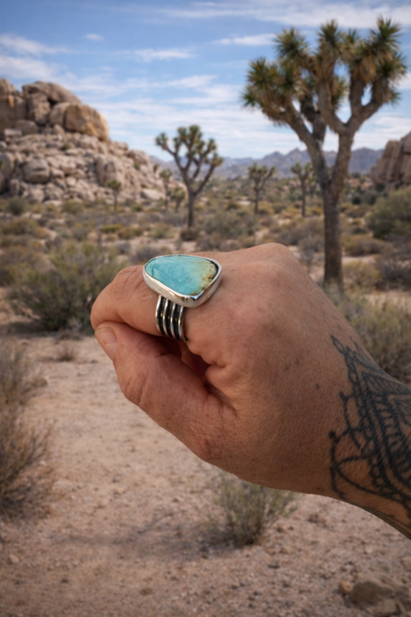 BLACKJACK TURQUOISE RING - 10