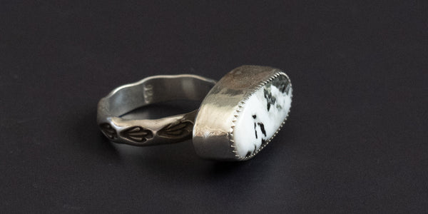 WHITE BUFFALO RING - 7