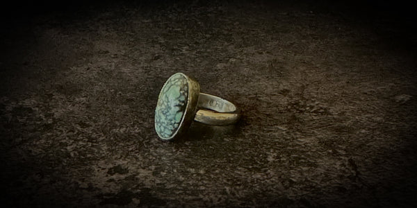 STARFOX VARISCITE RING - 6.5