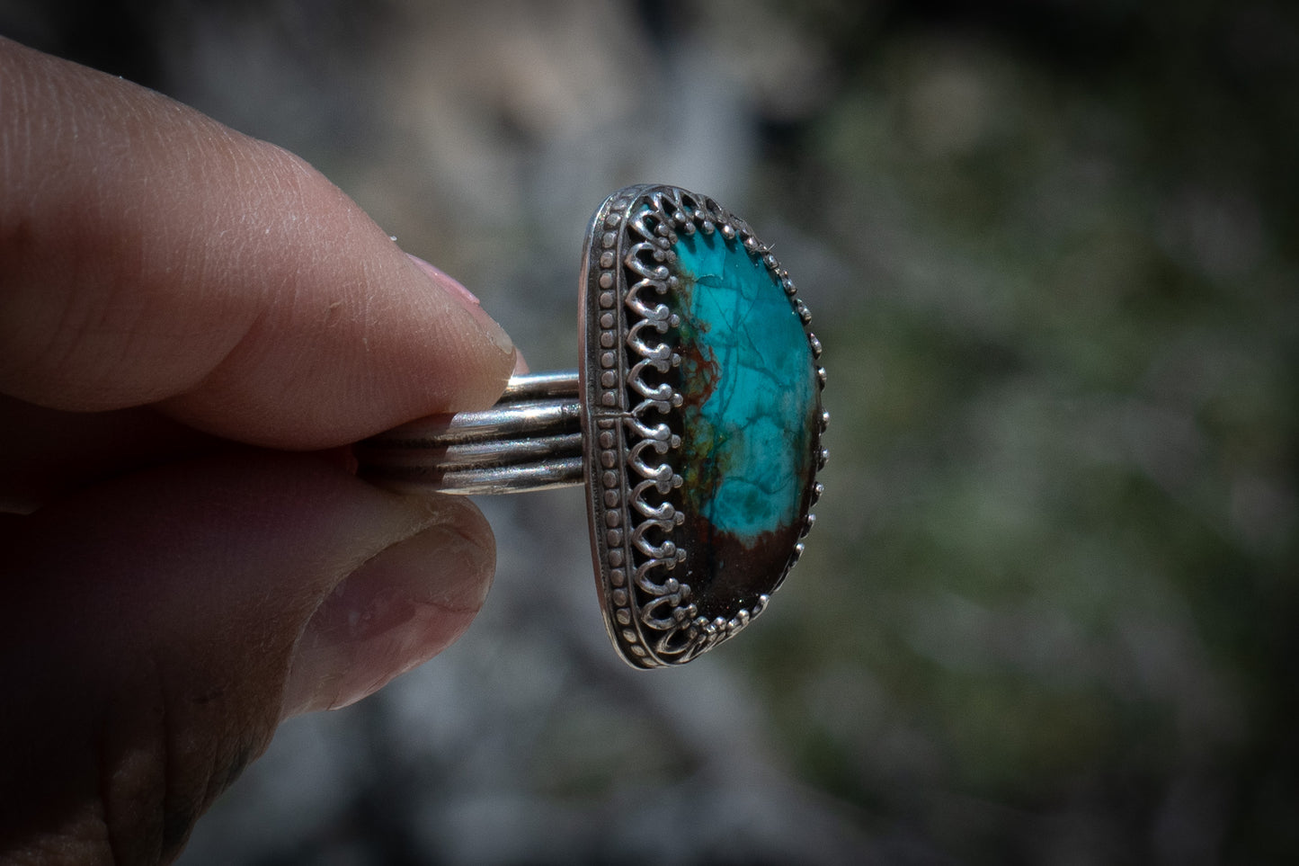 LANDSCAPE CHRYSOCOLLA RING - 6