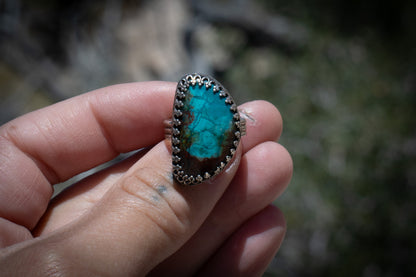 LANDSCAPE CHRYSOCOLLA RING - 6