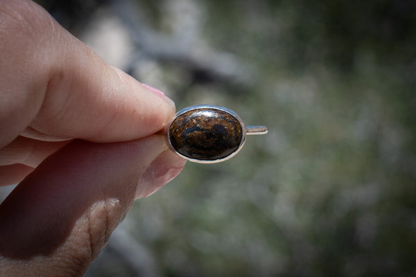 BRONZITE RING - 12.5