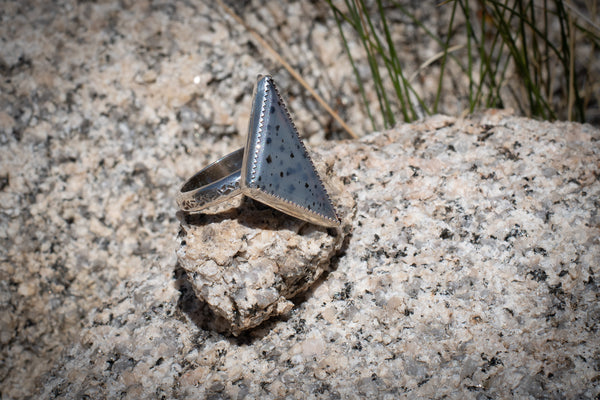 MONTANA AGATE RING - 11.5