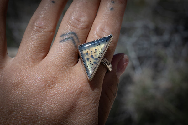 MONTANA AGATE RING - 11.5