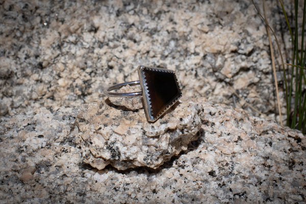 MONTANA AGATE RING - 9.5