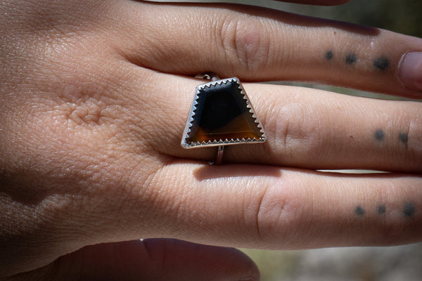 MONTANA AGATE RING - 9.5