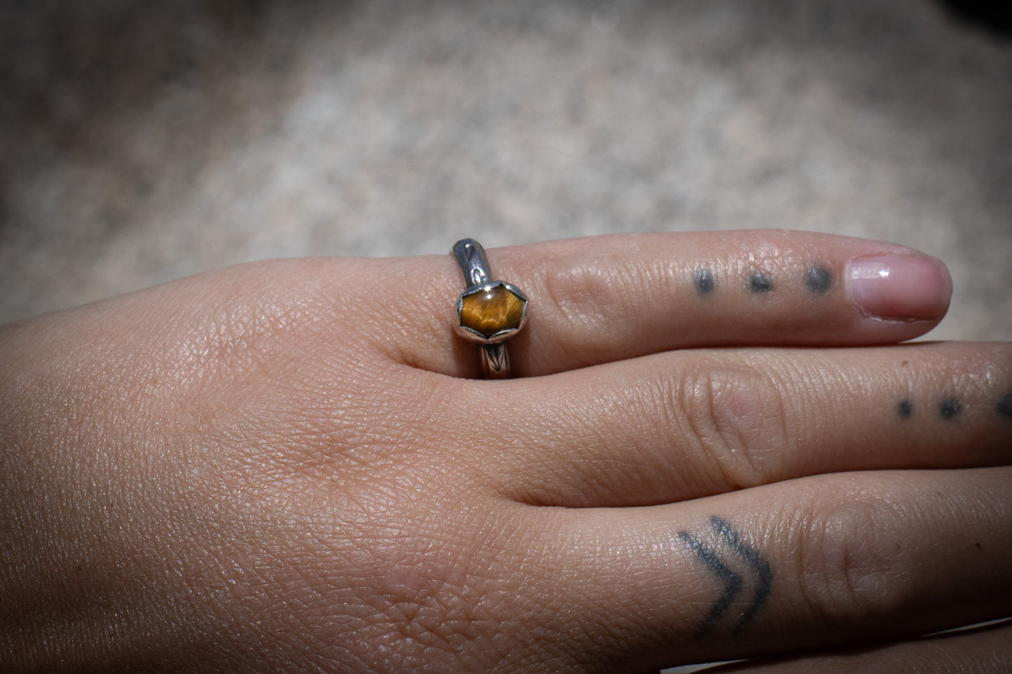 TIGERS EYE STACKER - 5.5