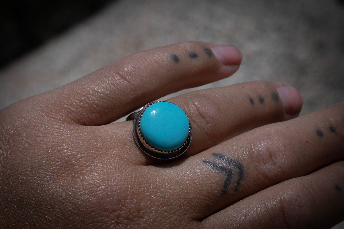 ROYSTON TURQUOISE RING - 7
