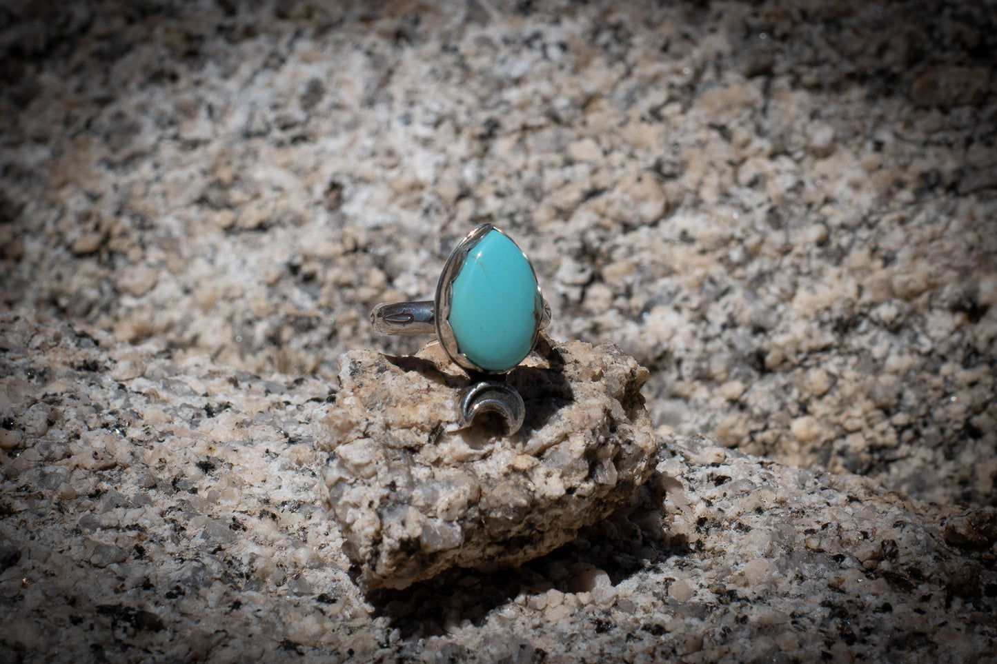 ROYSTON TURQUOISE MOON RING - 5