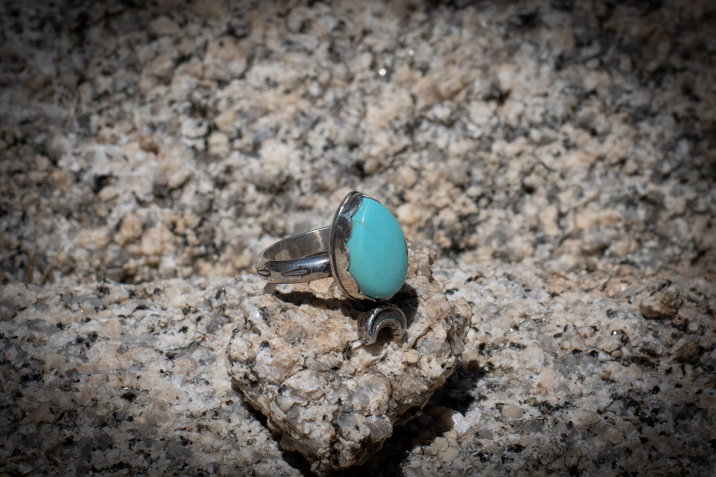 ROYSTON TURQUOISE MOON RING - 5