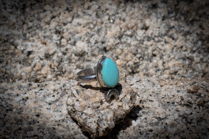 ROYSTON TURQUOISE MOON RING - 5