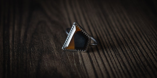 MONTANA AGATE RING - 9.5