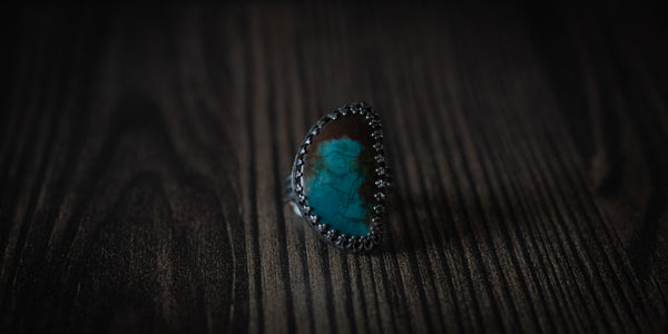 LANDSCAPE CHRYSOCOLLA RING - 6