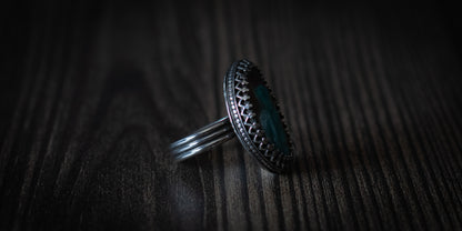 LANDSCAPE CHRYSOCOLLA RING - 6