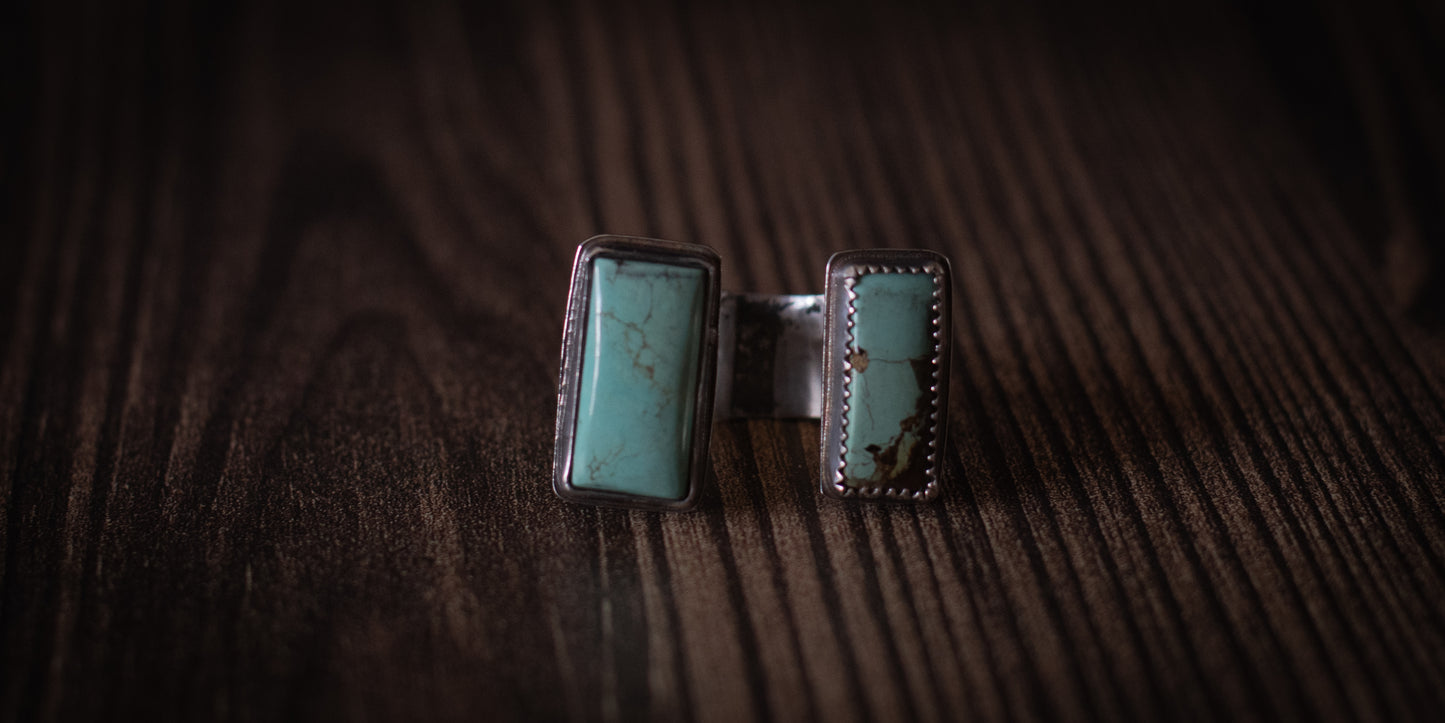FLOATING ROYSTON TURQUOISE RING - 7.5