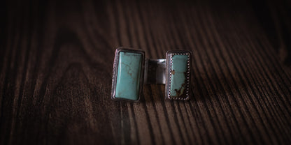 FLOATING ROYSTON TURQUOISE RING - 7.5