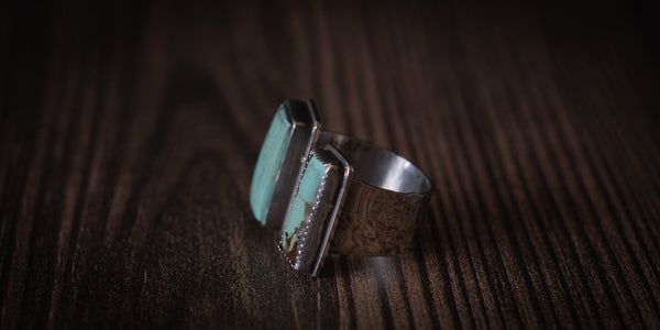 FLOATING ROYSTON TURQUOISE RING - 7.5