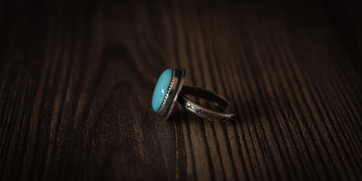 ROYSTON TURQUOISE RING - 7