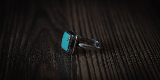 ROYSTON TURQUOISE RING - 7.5