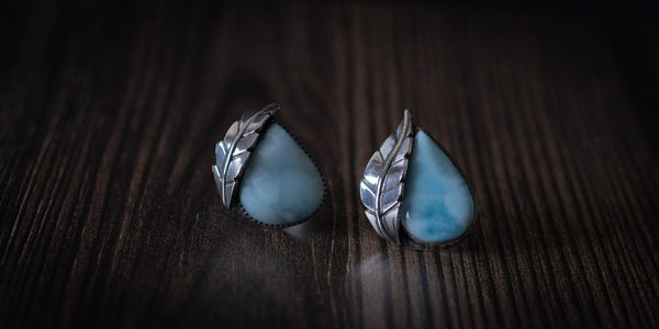 LARIMAR LEAF RING - 5.5