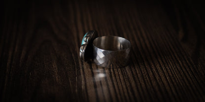 ROYSTON TURQUOISE + CARNELIAN  RING - 11