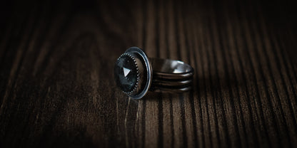 MOSS AQUAMARINE RING - 8