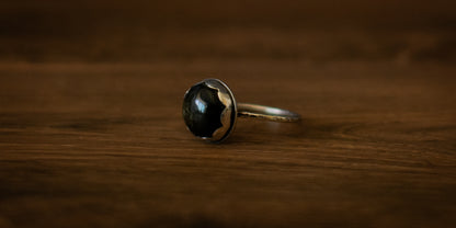 GOLDEN OBSIDIAN RING - 9