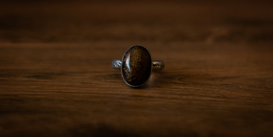 BRONZITE RING - 5