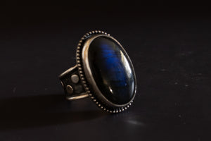 Labradorite Ring Size 8.5