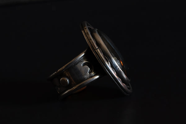 LABRADORITE RING - 8