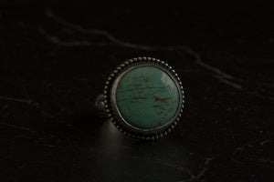 Royston Turquoise + Sterling Silver Ring ~ Size 8.5