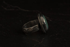 Royston Turquoise + Sterling Silver Ring ~ Size 8.5