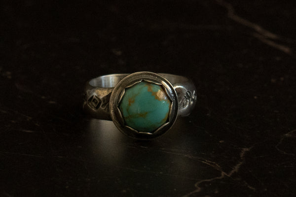 KINGMAN TURQUOISE RING - 8