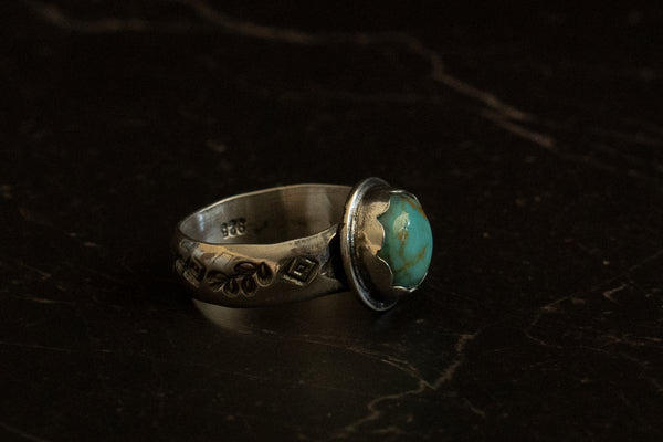 KINGMAN TURQUOISE RING - 8