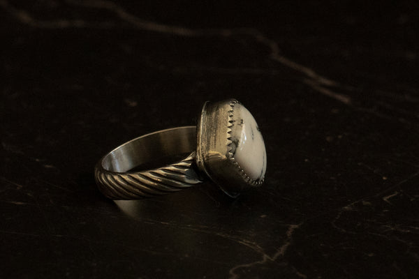 WHITE BUFFALO RING - 6