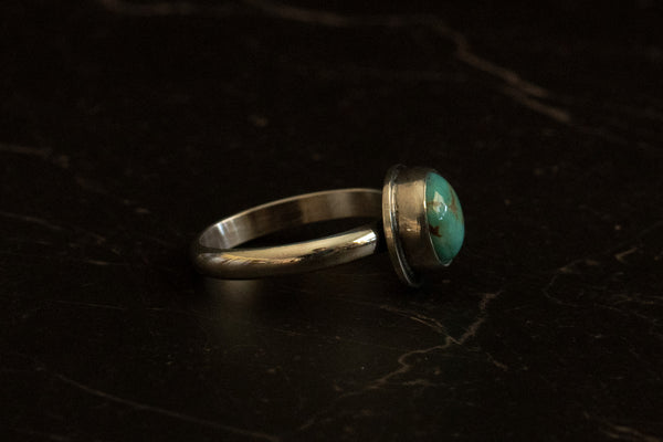 KINGMAN TURQUOISE RING - 10.5