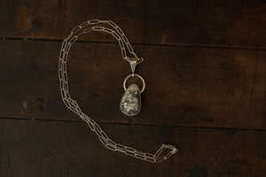 Starfox Variscite + Sterling Silver Necklace