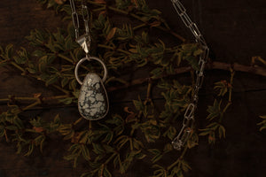 Starfox Variscite + Sterling Silver Necklace