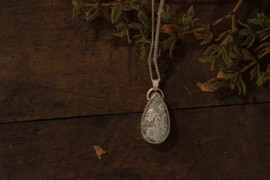 Starfox Variscite + Sterling Silver Necklace