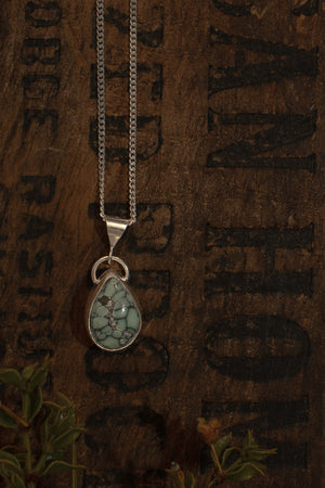 Starfox Variscite + Sterling Silver Necklace