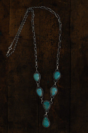 Royston Turquoise + Sterling Silver Necklace