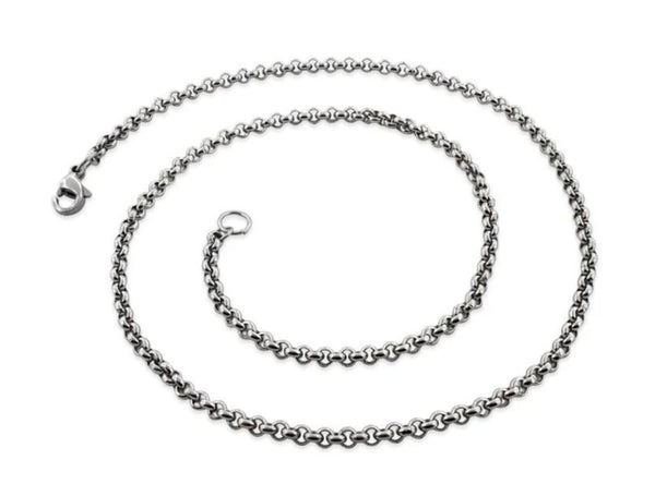 3mm STAINLESS STEEL ROLO CHAIN
