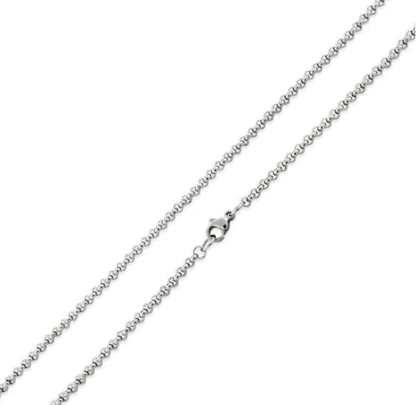3mm STAINLESS STEEL ROLO CHAIN