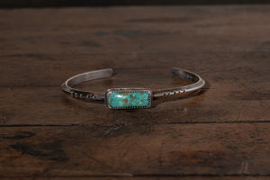 Campitos Turquoise + Sterling Silver Cuff