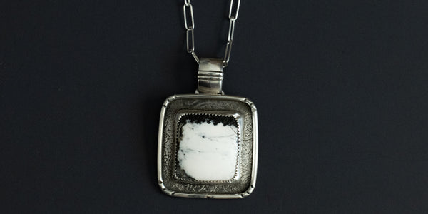 WHITE BUFFALO NECKLACE