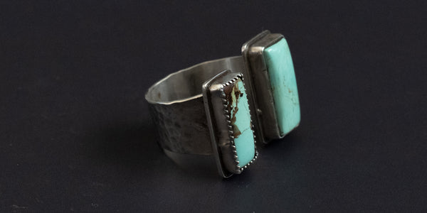 FLOATING ROYSTON TURQUOISE RING - 7.5