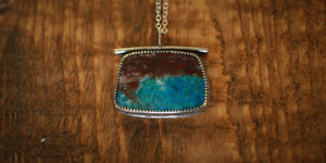 LANDSCAPE CHRYSOCOLLA NECKLACE