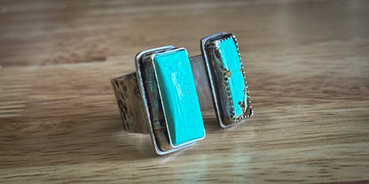 FLOATING ROYSTON TURQUOISE RING - 7.5